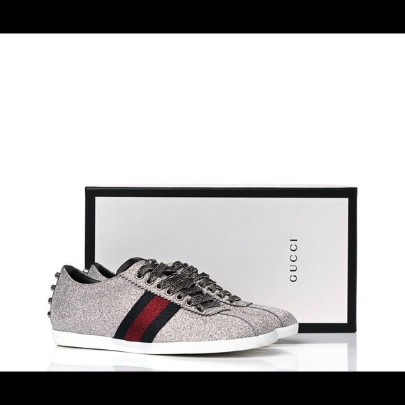 Gucci Bambi Web Sneakers - Picture 4 of 11